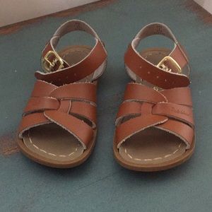 Salt Water tan sandals
